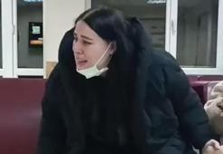 Tuğçe Tayfur babasının cenazesini alırken gözyaşına boğuldu