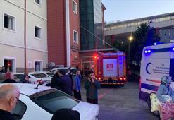 Rize'de hastanede yangın çıktı 18 hasta tahliye edildi