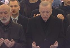 Cumhurbaşkanı Erdoğan, Rize'de komşusu olan Kıbrıs gazisinin cenaze namazına katıldı