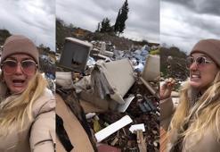 Tuğba Özay Manavgat'taki çöp manzarası karşısında çılgına döndü!