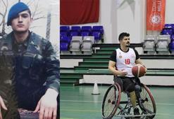 Çukurca gazisi hayata basketbol ile bağlandı! 3 yaşındaki oğlu ve eşi en büyük destekçisi oldu