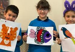 Trabzon'da atık kumaş ve iplikler öğrencilerin elinde esere dönüşüyor!