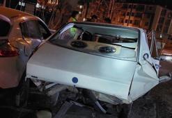 Nevşehir'de bir araç önce yayalara sonra etraftaki otomobillere çarptı