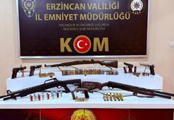 Erzincan'da silah kaçakçılarına operasyon