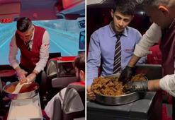 Şehirlerarası yolcu otobüsünde görülmemiş ikram! Kek ve çayın yerini çiğköfte aldı