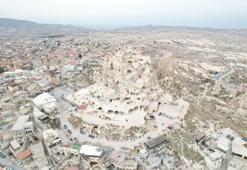 Uçhisar Kalesi'ne ziyaretçi rekoru! Bu yıl 472 bin turisti ağırladı