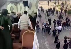 Takı töreni erkene alınmak istenildi, ortalık fena karıştı! Kameralar anbean kaydetti