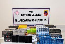 Batman'da yol kontrolü sırasında 2 bin 260 paket kaçak sigara ele geçirirldi