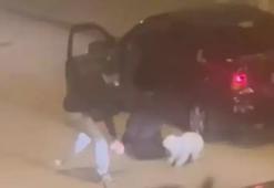 Ankara'da dehşet anları! Otomobille kaçırılmak istenen kadını mahalleli kurtardı