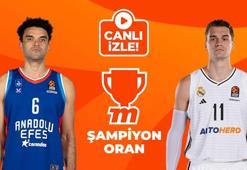 Anadolu Efes, THY Avrupa Ligi'nde Real Madrid'i ağırlayacak! Dev mücadele canlı yayın ve Şampiyon Oranlar ile Misli'de