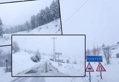 Adana'ya bile lapa lapa kar yağdı! Toros Dağı beyaz gelinliğini giydi, her yer pamuk gibi oldu