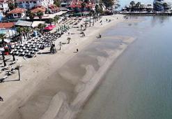 Muğla'dan korkutan görüntü! Deniz suyu yaklaşık 30 metre çekildi
