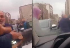 Trafik magandası bu kez Bağcılar'da ortaya çıktı! 'O telefonu kırarım' diyerek saldırdı, çocuk hıçkırarak ağladı