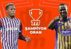Trabzonspor’un ikas Eyüpspor'u konuk ettiği maç Şampiyon Oran farkı Misli'de...