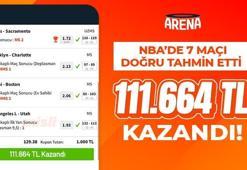 NBA’de 7 maçı doğru tahmin etti… 111.664 TL kazandı!