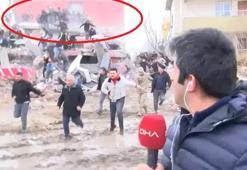 Canlı yayında yıkılan binadan sağ sağ kurtuldu; Kolumun üzerinde eşimin cansız bedeni vardı!