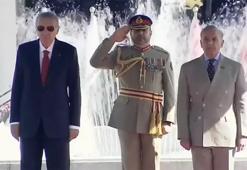 Cumhurbaşkanı Erdoğan Pakistan'da resmi törenle karşılandı
