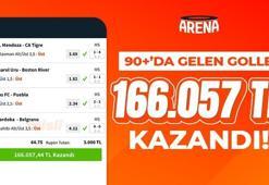 90+’da gelen golle 64.75 oran tutturan misli üyesi, 166.057 TL kazandı!