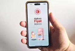 Fahiş fiyatı hızlı bildiren uygulama devrede