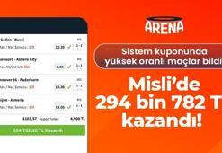 Sistem kuponunda yüksek oranlı maçlar bildi, Misli’de 294 bin 782 TL kazandı!
