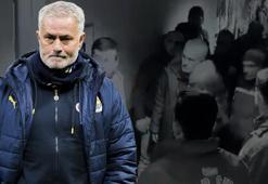 Derbi sonrası olay yaratacak görüntü! Mourinho'nun hakem odasına girdiği anlar ortaya çıktı