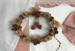 Bozyazı'da muz çiçeği lifinden dekoratif ürünler üretiliyor