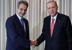 Cumhurbaşkanı Erdoğan, Yunanistan Başbakanı Miçotakis ile görüştü