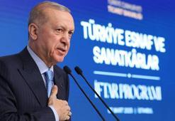 Cumhurbaşkanı Erdoğan: Esnaf ve sanatkar kredi limitini 1 milyon liraya yükseltiyoruz