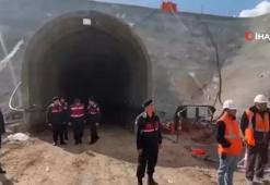 Kayseri'de hızlı tren inşaatında göçük!