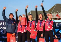 U20 Kadın Kar Voleybolu Milli Takımı, namağlup Avrupa şampiyonu