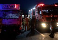 Kuzey Marmara Otoyolu'nda zincirleme kaza! Yaralılar var