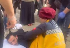 Sokakta yürürken dehşeti yaşadı kanlar içinde kaldı