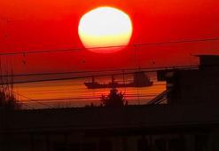 Hatay'da nefes kesen görüntüler! Gün batımı manzarası kartpostallık kareler oluşturdu