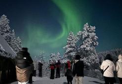 Kuzey Işıkları rüya gibi görüntüsü ile Türk turistleri mest etti