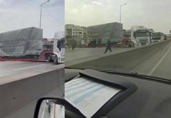 TIR'ın matematik hatası trafiği felç etti