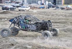 Doğal gaz borularından off-road aracı yaptı!
