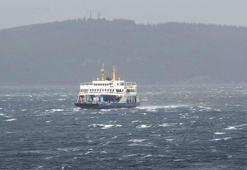 Deniz ulaşımına fırtına engeli! Bazı seferler iptal edildi