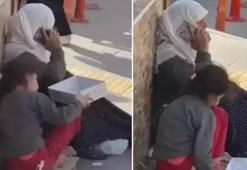 Dilencinin elinde 100 bin TL'lik telefon var! Onu görenler hayrete düştü