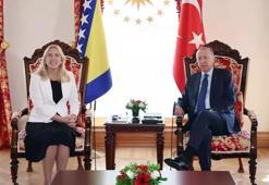 Cumhurbaşkanı Erdoğan, Jelka Sviyanoviç'i kabul etti