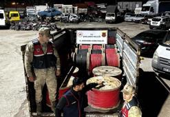 Şanlıurfa'da 6 milyon TL değerinde elektrik kablosu çalan şüpheliler yakalandı