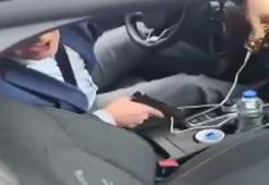 Trafik magandası Bayrampaşa'da ortaya çıktı! Tartıştığı motosikletliyi silah çekip tehdit etti