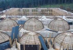 Sinop Üniversitesi Yerleşkesi Camisi kaba inşaatının yüzde 70'i tamamlandı