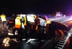 Sivas'ta yolcu otobüsü ile otomobil çarpıştı: 10 kişi yaralandı