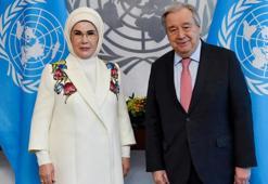 Emine Erdoğan, ABD'de BM Genel Sekreteri Guterres ile görüştü! Sıfır atık mesajı