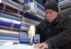 Kişiye özel gömlek dikiyor! Erzincan'ın 61 yıllık gömlek ustası mesleğini babadan oğula devretmeye hazırlanıyor
