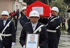 Şehit polis memuru Mesut Acar için tören düzenlendi