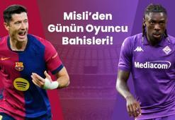 Lewandowski seriye bağladı, Moise Kean taraftarı önünde bir başka! İşte Misli’den günün oyuncu bahisleri