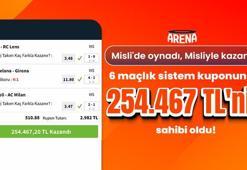 Misli'de oynadı, Misliyle kazandı! 6 maçlık sistem kuponunda 254.467 TL'nin sahibi oldu!