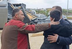 Antalya'yı hortum dehşeti!  2 tonluk bungalovu 30 metre sürükledi, 9 araba hurdaya döndü