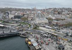 Boykot çağrıları ters tepti! Vatandaş alışveriş yapmak için Eminönü'ne akın etti
